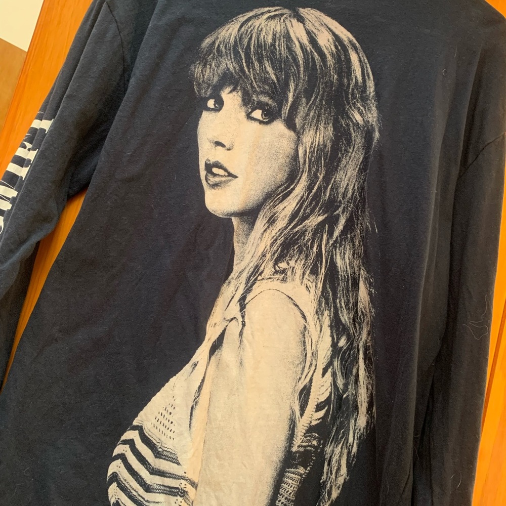 Taylor Swift eras tour concert t shirt long sleeve navy blue eras tour